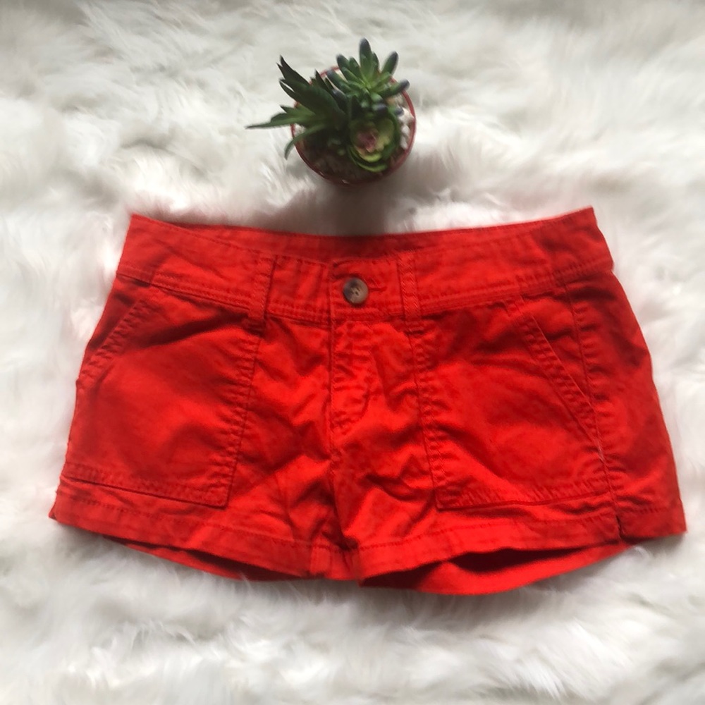 Bright orange Arizona shorts 1